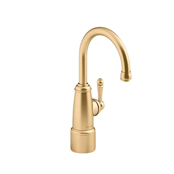 Kohler Wellspring Drinking Tap Beverage Faucet In Vibrant Brushed Moderne Brass Finish - Renoz