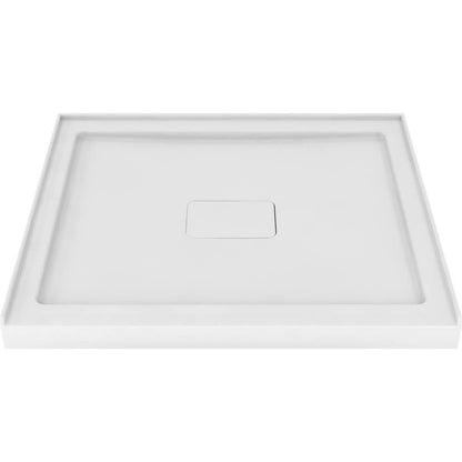 Zitta Shower Tray Rectangle Built in 42" x 36" White - Renoz