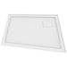 ZITTA Shower tray angle right flange 42x54x36 white - Renoz