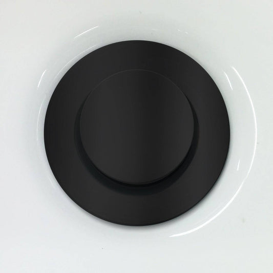 Kalia Pop Up Drain With Overflow Assembly with 35.5mm Cap- Matte Black - Renoz