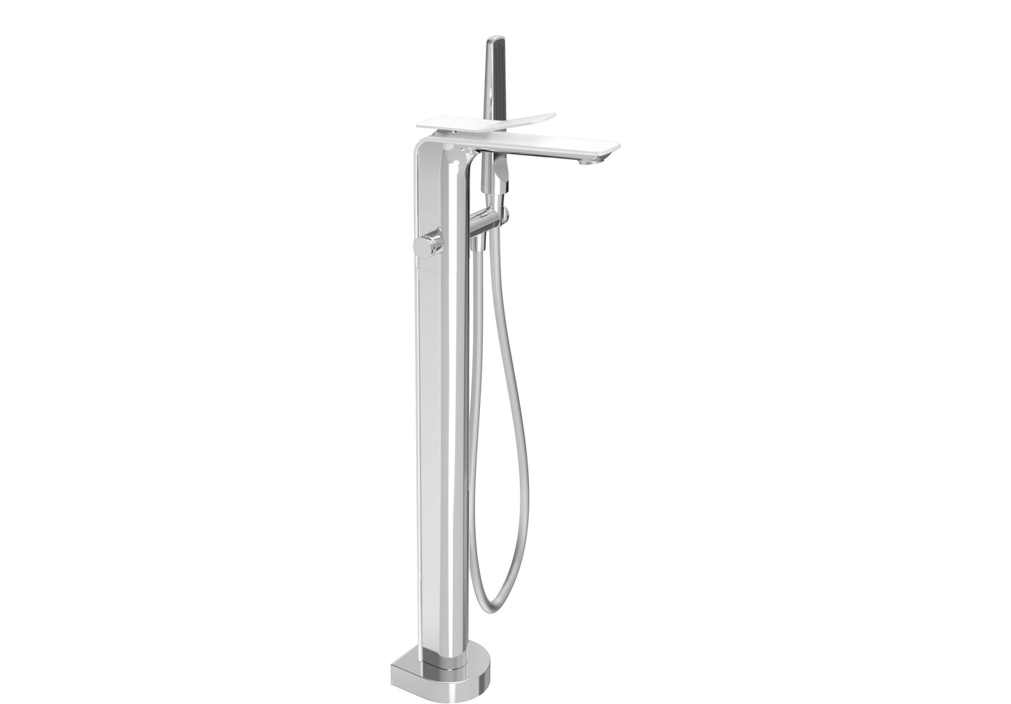 Baril Floor-mounted Tub Filler With Hand Shower