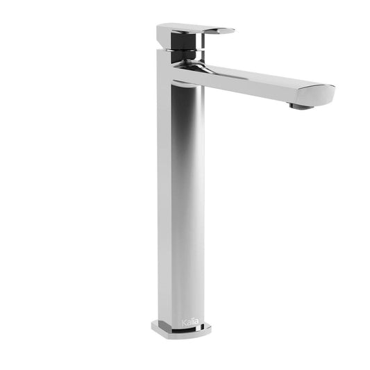 Kalia GRAFIK 11" Tall Single Hole Lavatory Vessel Bathroom Faucet (Without Drain)- Chrome - Renoz