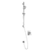 Kalia GRAFIK PB1 Pressure Balance Shower Kit System- Chrome - Renoz