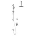 Kalia GRAFIK T2 AQUATONIK T/P Shower Kit System Vertical Ceiling Arm and 8