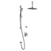 Kalia GRAFIK T2 PREMIA AQUATONIK T/P Shower Kit System Vertical Ceiling Arm and 12