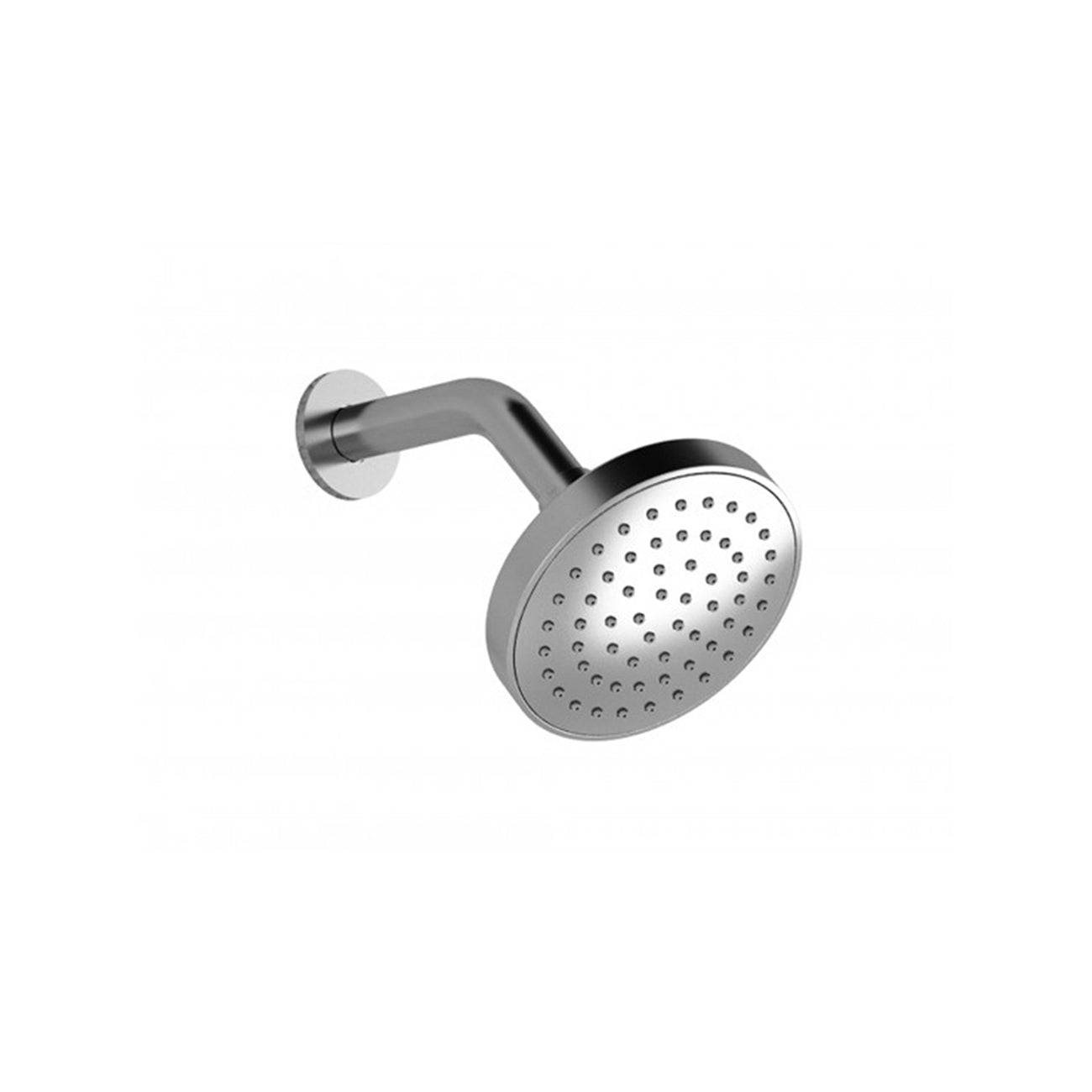 Kalia KONTOUR/GRAFIK 4.62" Round Shower Head and 45 Degrees Wall Arm- Chrome - Renoz