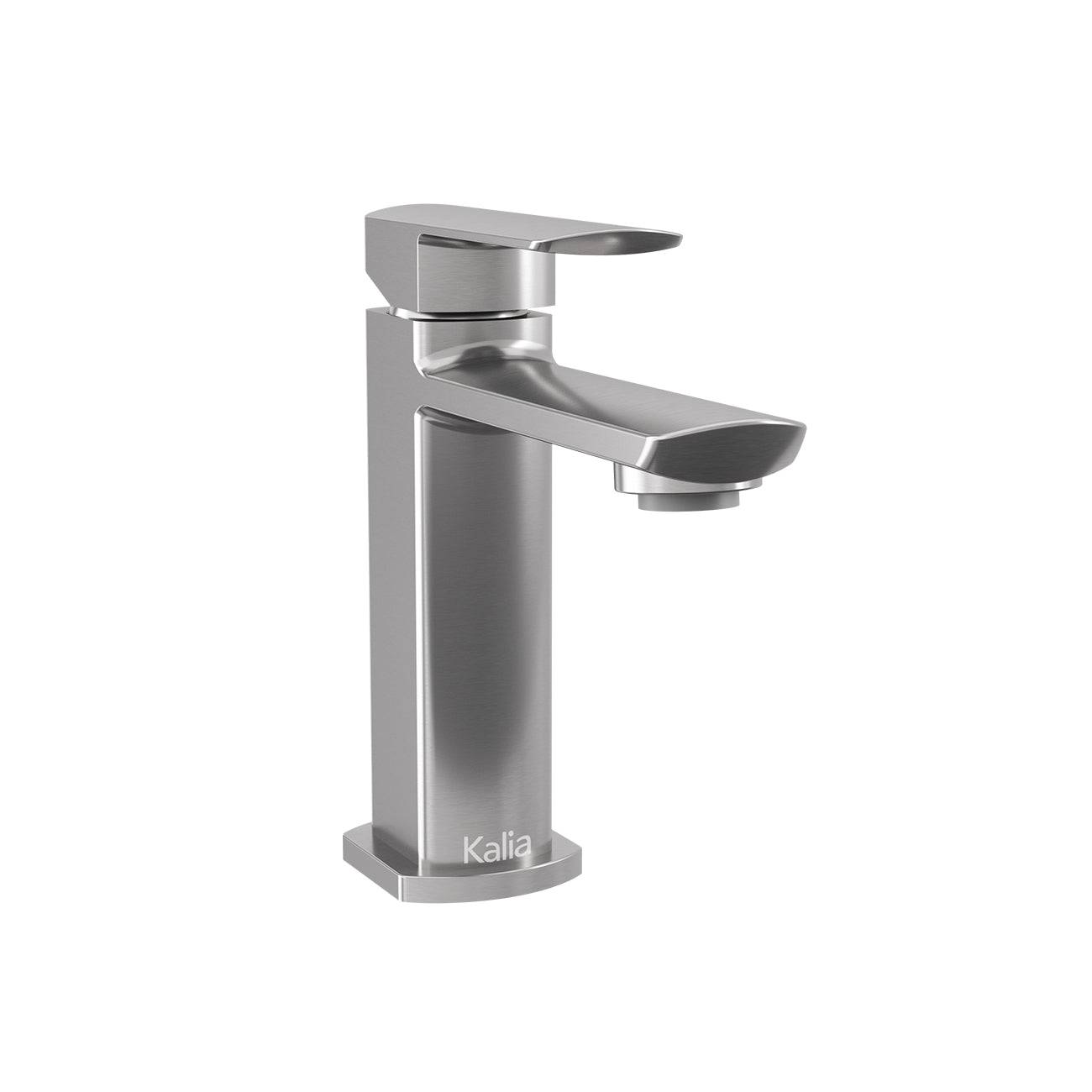 Kalia GRAFIK 5.75" Single Hole Lavatory Bathroom Faucet Without Drain- Pure Nickel PVD - Renoz