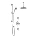 Kalia RUSTIK T2 AQUATONIK T/P Shower System with 9