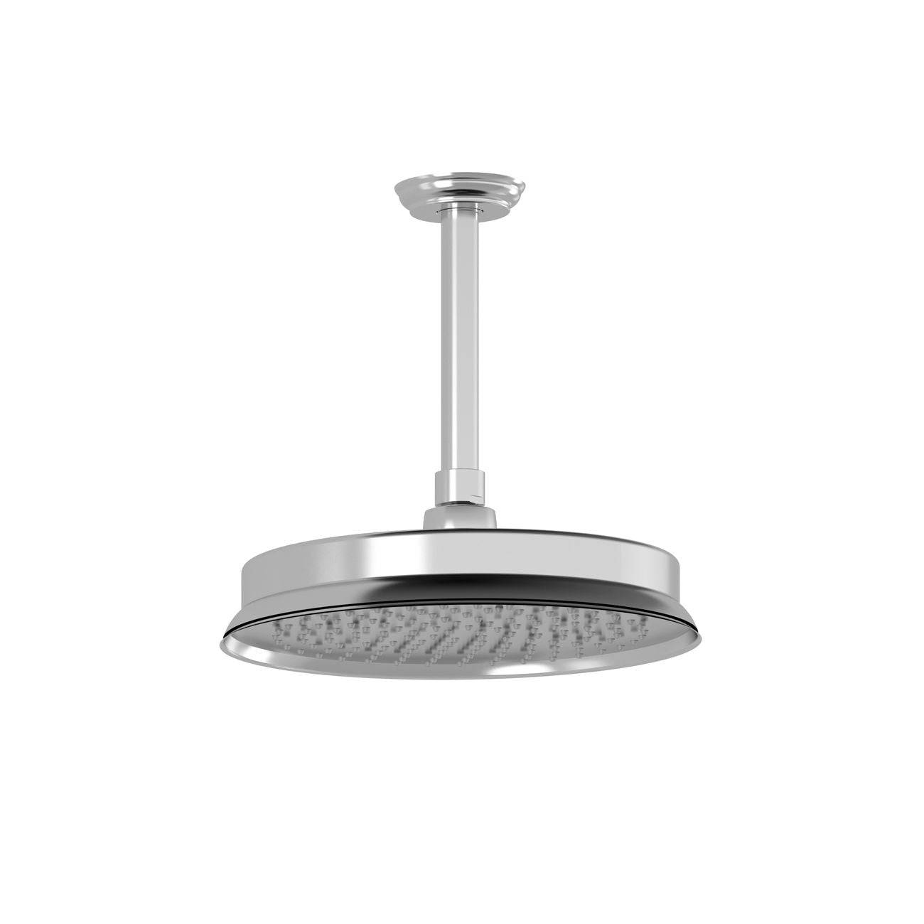 Kalia RUSTIK 229mm (9'') Rainhead and 153mm (6'') Vertical Ceiling Arm (BF1508) - Renoz