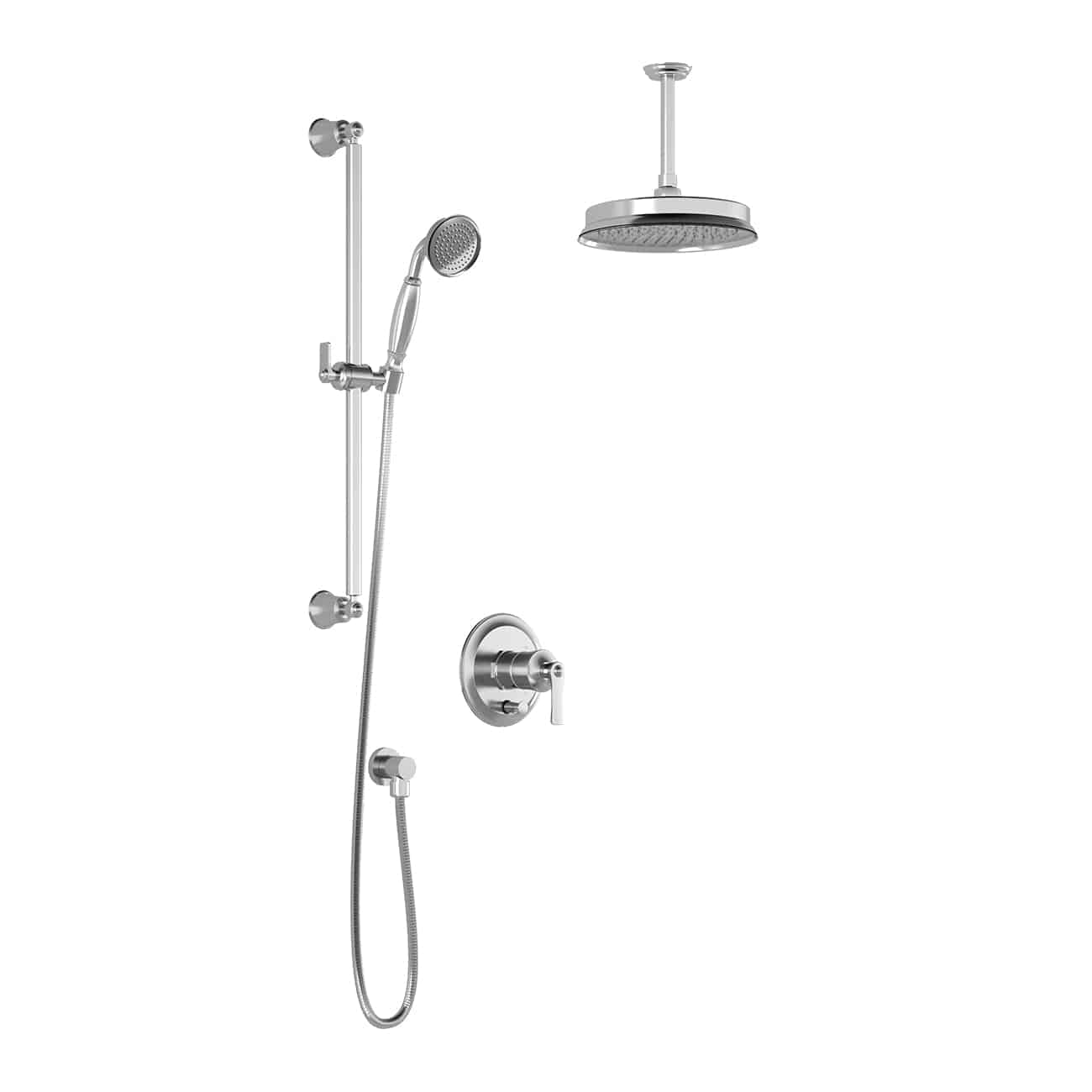 Kalia RUSTIK PB4 Pressure Balance Shower System Vertical Ceiling Arm (BF1511-XX-001) - Renoz