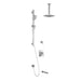 Kalia GRAFIK TD3 AQUATONIK T/P Shower System Vertical Ceiling Arm- Chrome - Renoz