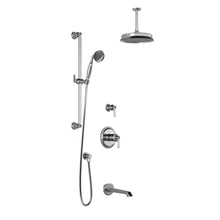 Kalia RUSTIK TD3 AQUATONIK T/P Shower System with Vertical Ceiling Arm