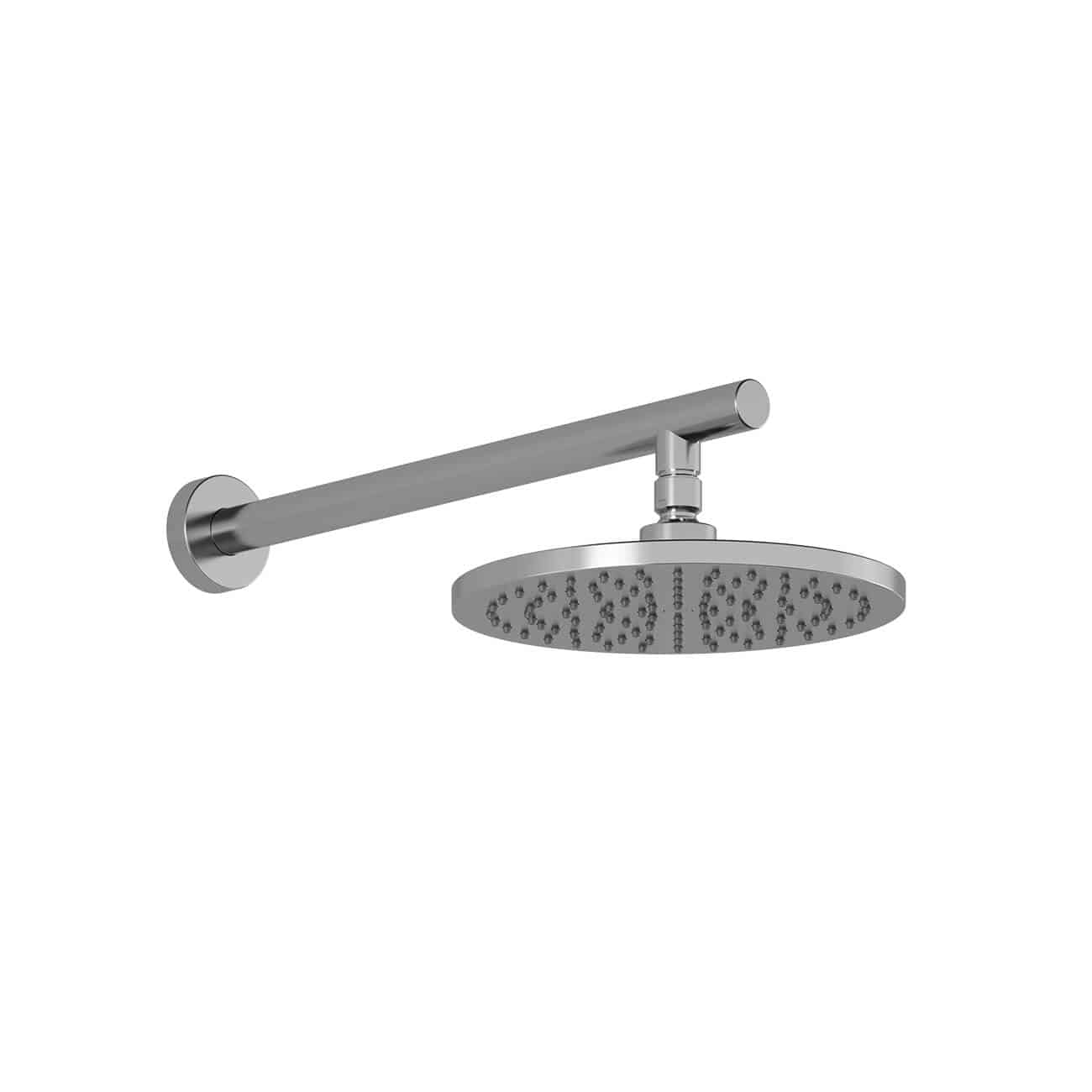 Kalia 220mm 9" Round Rain Shower Head and 90 Degrees Wall Arm (BF1633) - Renoz