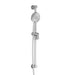 Kalia 2-Jet Hand shower, Wall bar and 60'' Flexible and Soft PVC Hose Assembly (BF1635) - Renoz