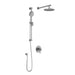 Kalia RoundOne TCD1 (Valve Not Included) AQUATONIK T/P Coaxial Shower System with Wall Arm (BF1637) - Renoz