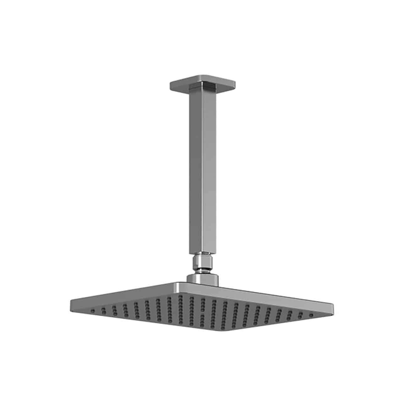 Kalia SquareOne 260mm x 188mm (10 ¼" x 7 ⅜") Rainhead and Vertical Ceiling Arm- Chrome - Renoz