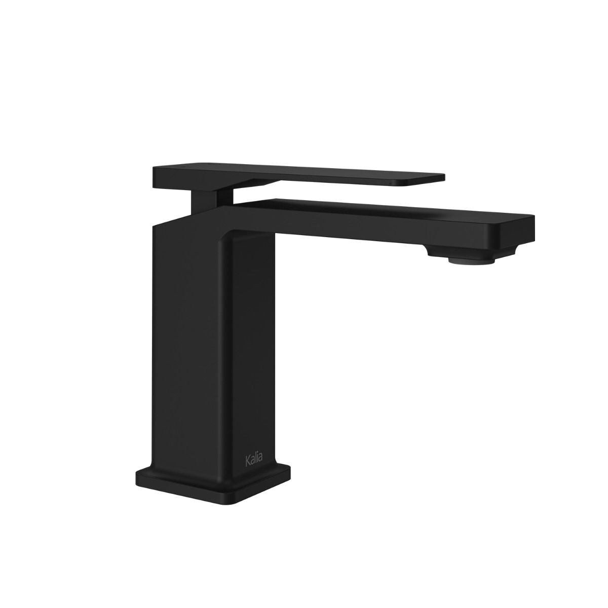 Kalia - Kareo Single Hole Lavatory Faucet With Push Drain and Overflow Matte Black