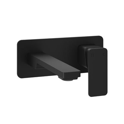 Kalia - Kareo Wallmount Lavatory Faucet Without Drain Matte Black