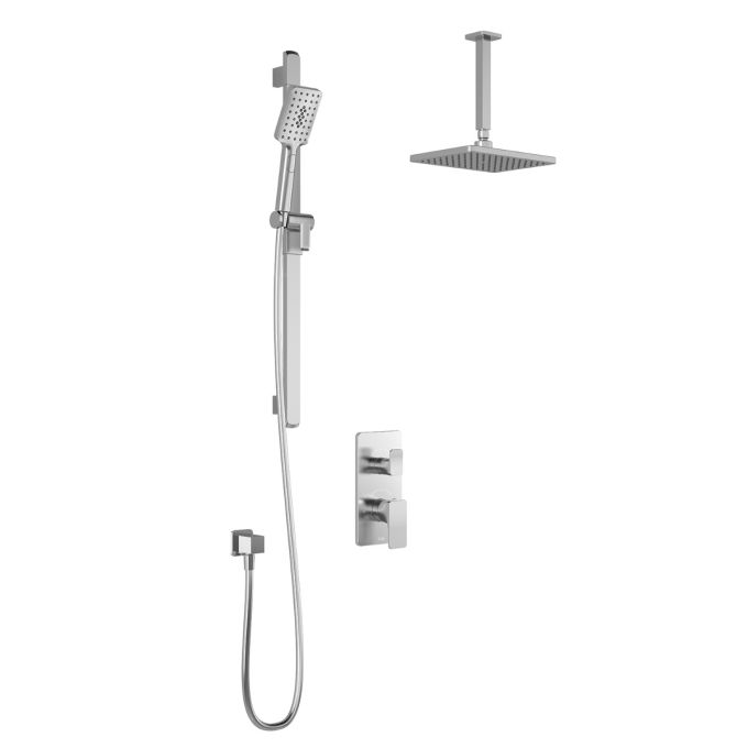 Kalia - Kareo TD2 : Aquatonik T/P With Diverter Shower System With Vertical Ceiling Arm Chrome