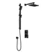 Kalia - Kareo TD2 : Aquatonik T/P With Diverter Shower System With Wallarm Matte Black