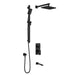 Kalia - Kareo TD3 : Aquatonik T/P With Diverter Shower System With Wallarm Matte Black