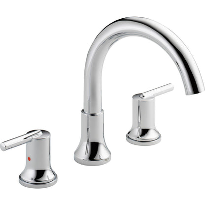 Delta TRINSIC 3 Hole Roman Tub Filler Trim-Chrome (Valves Sold Separately)