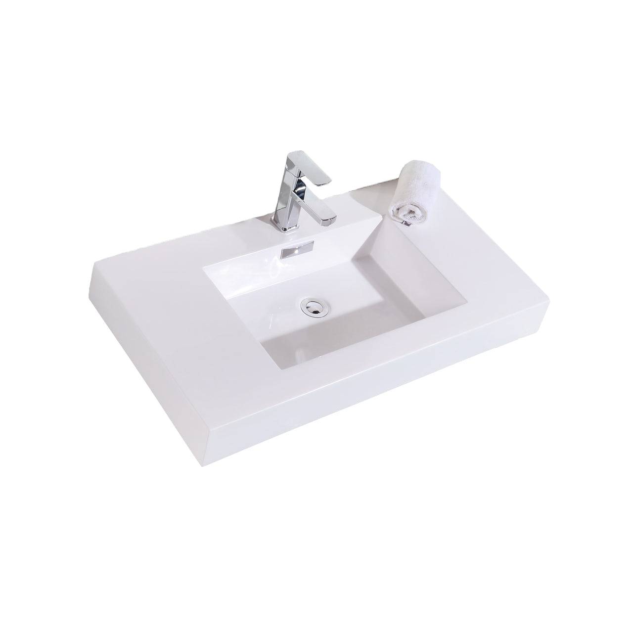 Kube Bath Sink For 40 Inch Bliss Bathroom Vanities - Renoz