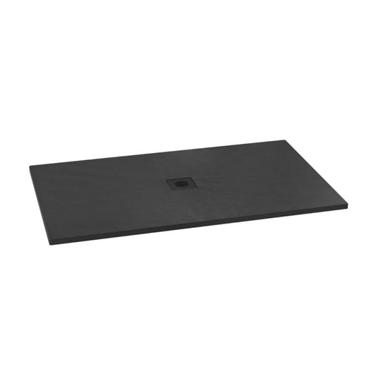 Kalia - Base de douche Lauza Castylat 60" X 36" - Noir mat texturé