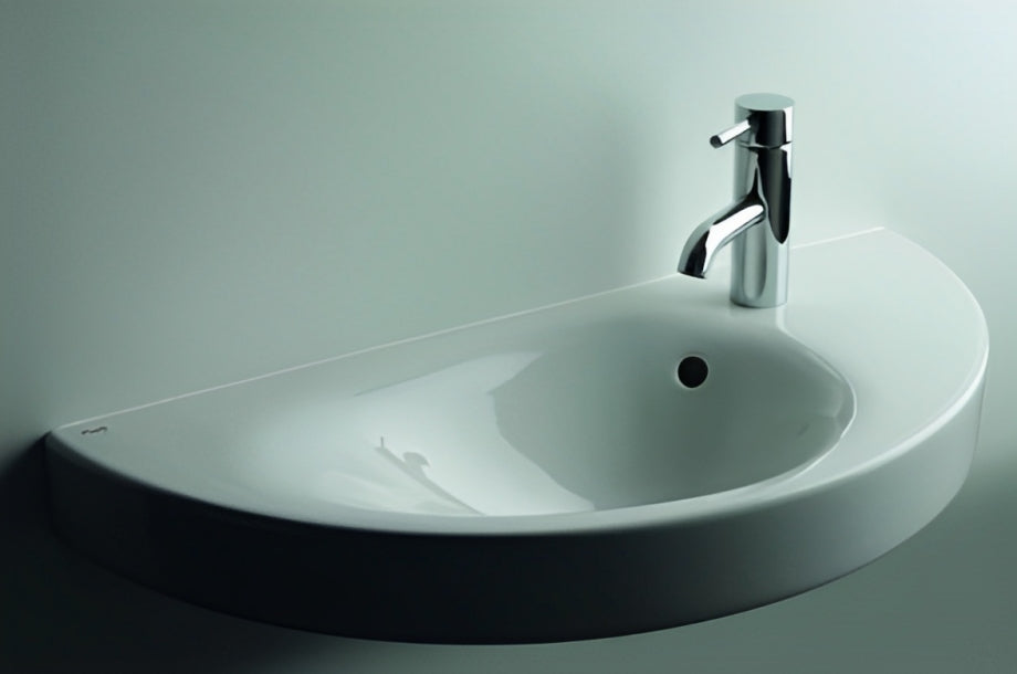 PierDeco Blot Wall-mounted Washbasin for Single-hole Faucet - C50301-BLOT