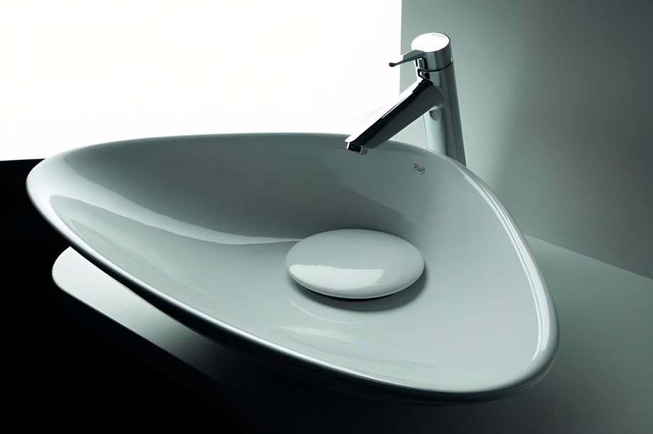 PierDeco Drag Vessel Sink With Ceramic Drain Without Overflow - C50303-DRAG