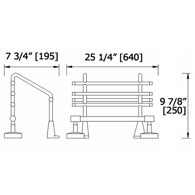 Laloo Classic-R Towel Shelf CR3862