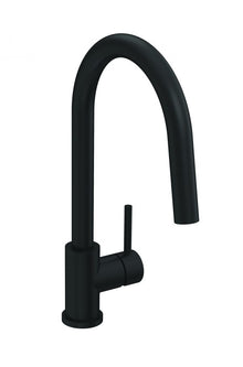 Baril Modern Single Hole Kitchen Faucet With Single Lever and 2-function Pull-down Spray