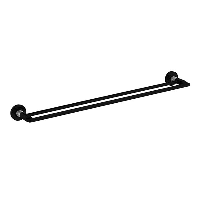 Laloo Draft Extended Double Towel Bar D7130D