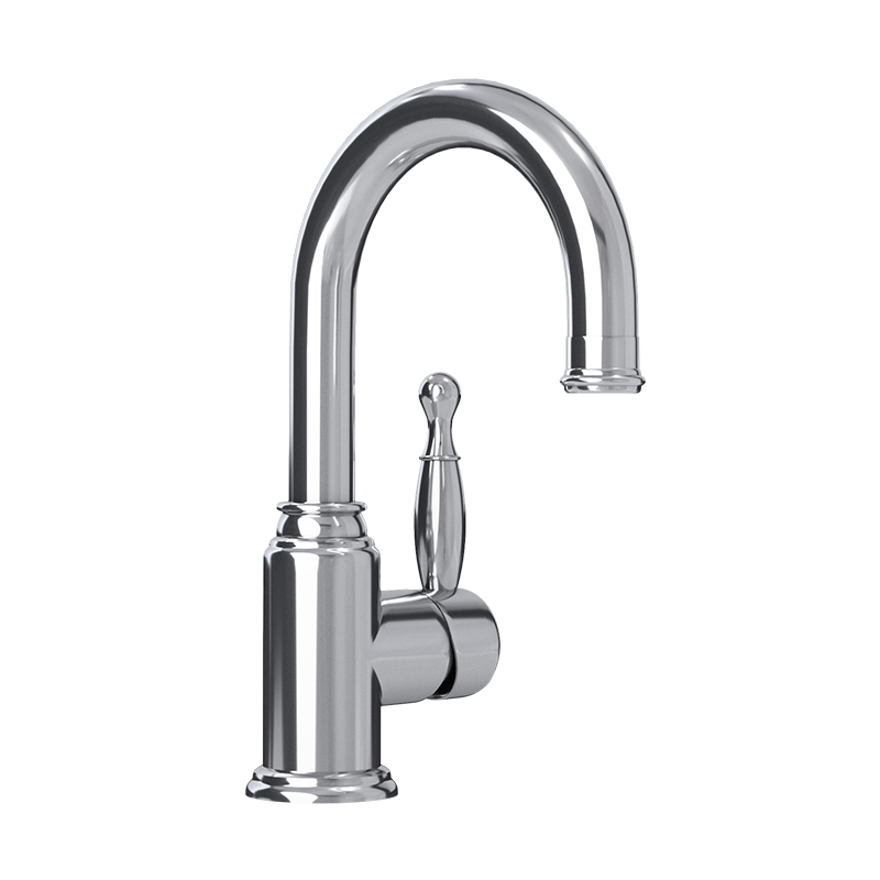 Rubi Qabil 10" Single Lever Washbasin Faucet With Drain- Chrome - Renoz