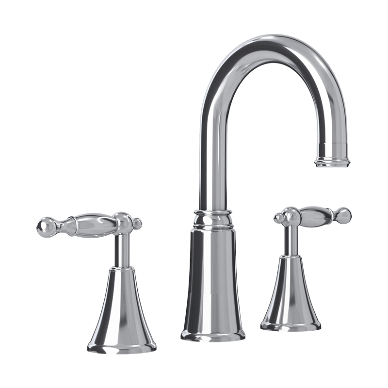 Rubi Qabil 8 Inch C.c. Washbasin Faucet- Chrome - Renoz