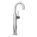 Rubi Dana Raised Single Lever Bassin Faucet With Drain- Chrome - Renoz