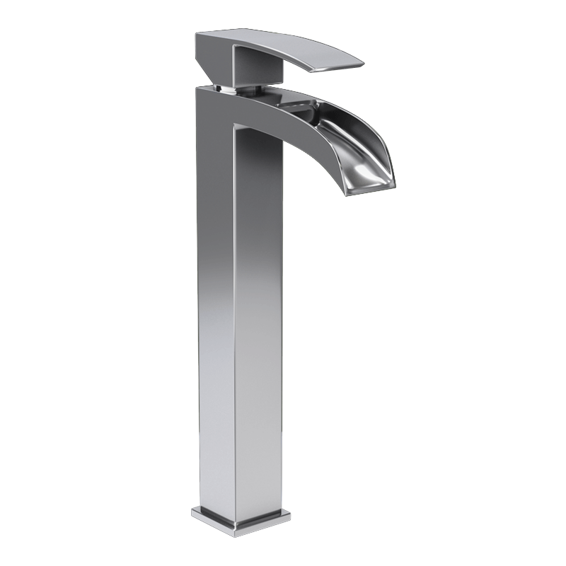 Rubi Kaskad Raised Single Lever Washbasin Faucet With Drain - Renoz