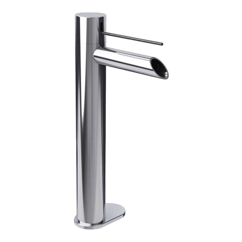 Rubi Kronos Raised Single Lever Bathroom Faucet With Drain - Renoz