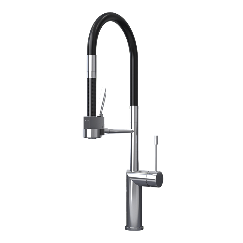 Rubi Sakai Single-lever Professional Style Kitchen Faucet-Chrome - Renoz