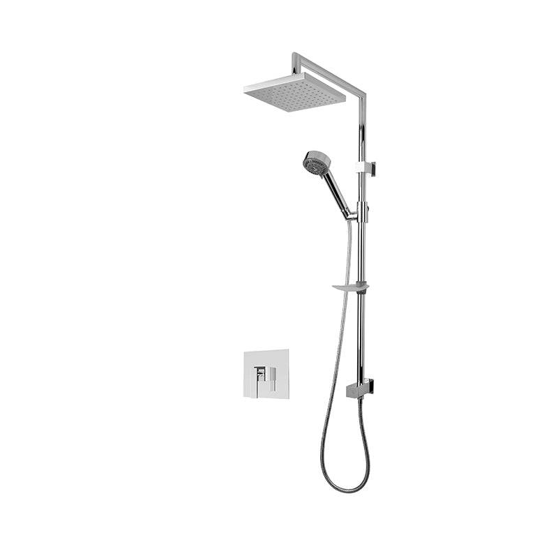 Rubi Kali Pressure Balanced Shower Kit With Hand Shower - Chrome - Renoz