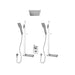 Rubi Jawa 1/2 Inch Thermostatic Shower Kit With 10