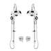 Rubi Qabil 3/4 Inch Dual Thermostatic Shower Kit With Hand Shower - Chrome - Renoz