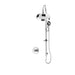 Rubi Jade Pressure Balanced Shower Kit With 9