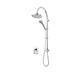 Rubi 3/4 Inch Thermostatic Shower Kit With Round Shower Head - Chrome - Renoz