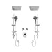 Rubi Gabriella 3/4 Inch Dual Thermostatic Shower Kit With 10