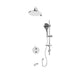 Rubi Vertigo 1/2 Inch Thermostatic Shower Kit With Round Wall Mount Shower Head -RVT813XX - Renoz