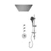 Rubi Vertigo 3/4 Inch Thermostatic Shower Kit With Built in Shower Head - Chrome - Renoz