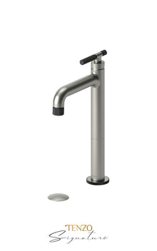 Tenzo BELLACIO-F 11H Tall Single Hole Lavatory Faucet With Drain