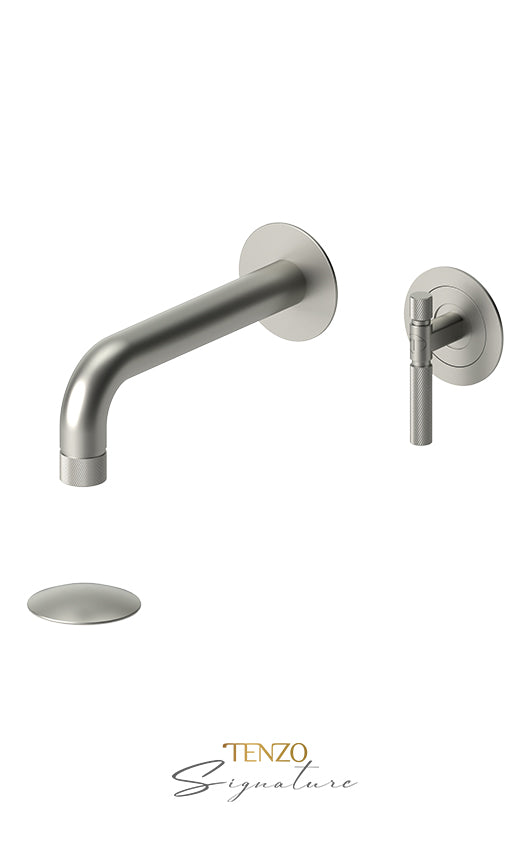 Tenzo BELLACIO-F BE14 Wall Mount Lavatory Faucet With Drain