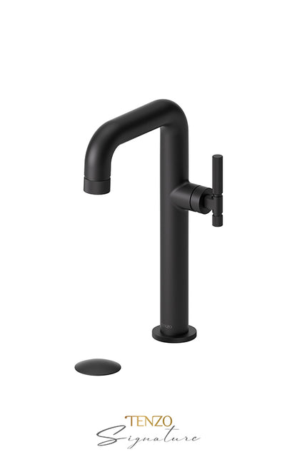 Robinet de lavabo monotrou haut 10H Tenzo BELLACIO-F avec drain